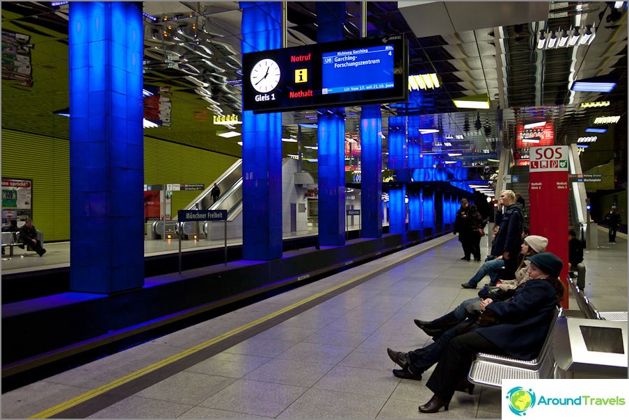 Metro in Munich.