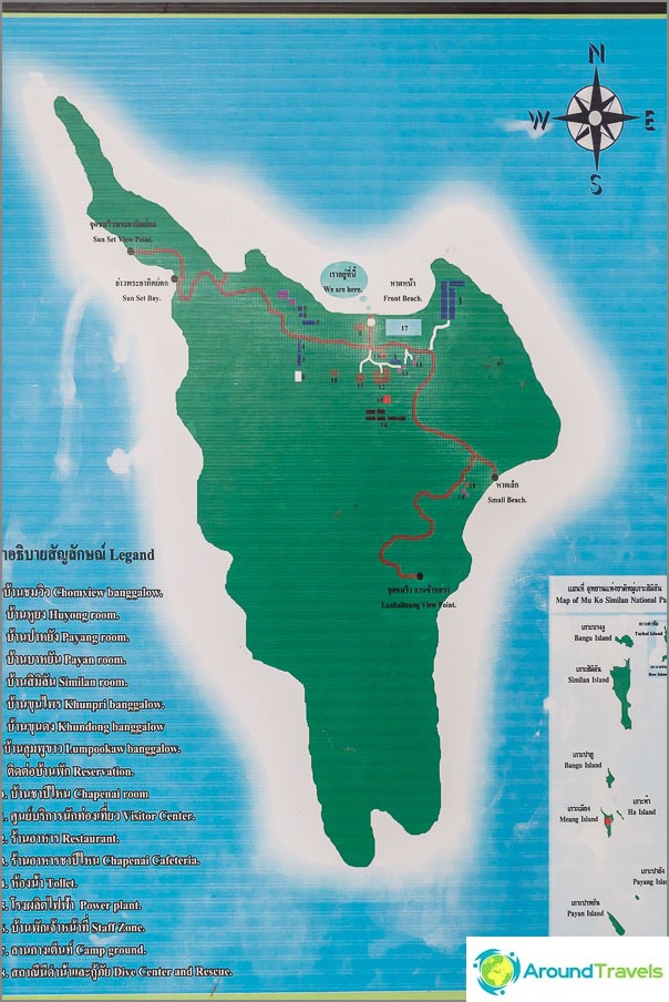 แผนที่ของเกาะ 4