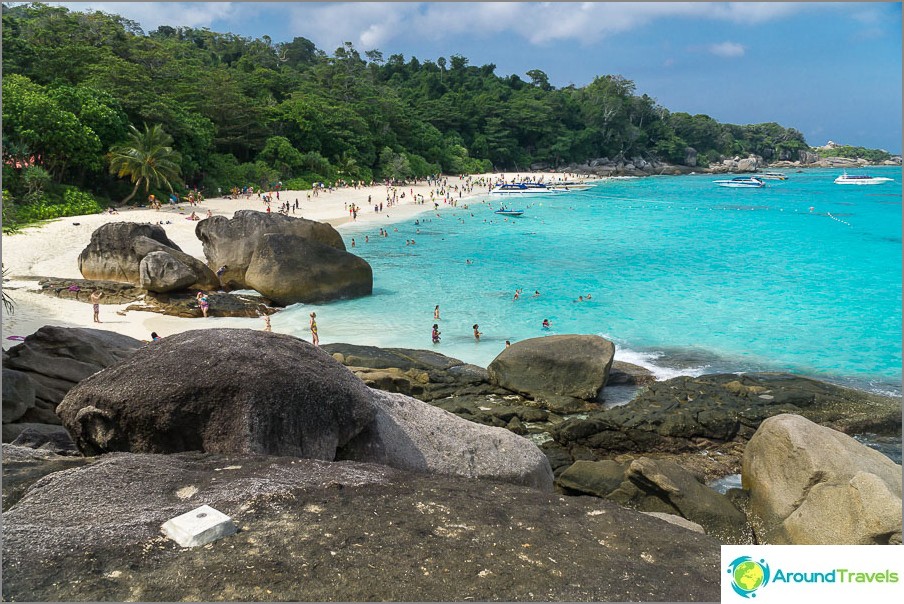 Meget smuk Similan strand