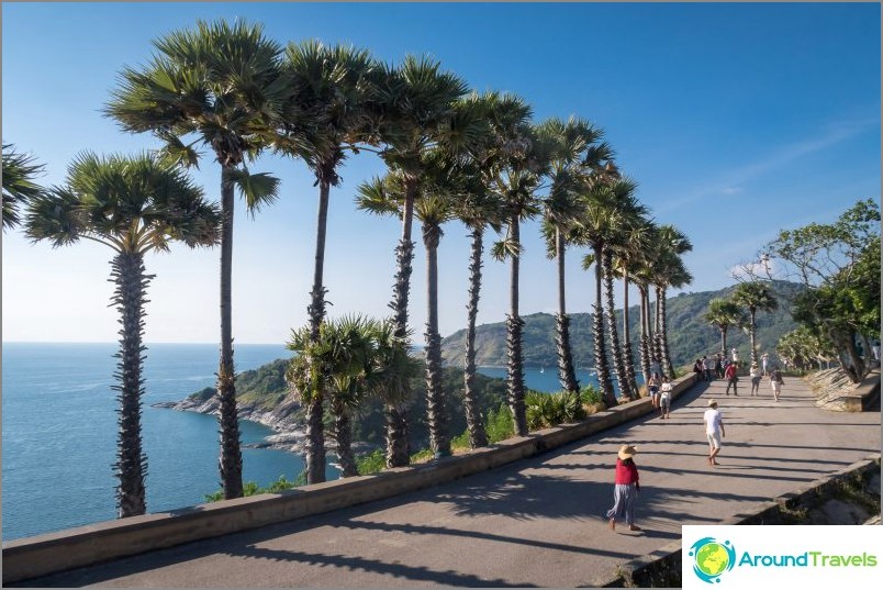 Viewpoint at Promthep Cape - the southernmost point of Phuket