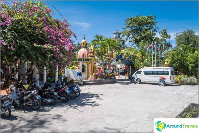 Entrada para o zoológico de Phuket