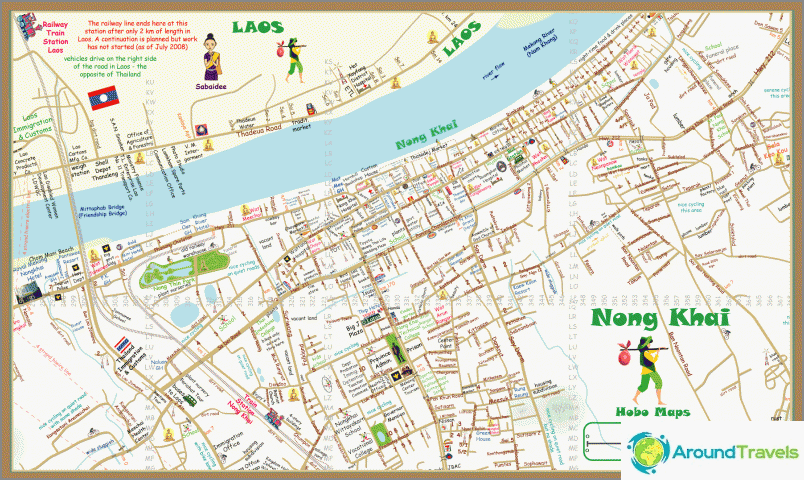 Карта на Нонг Кхай
