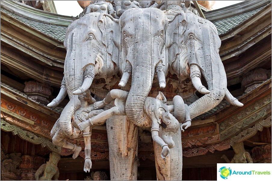 Sannhetens tempel - tresannhet i Pattaya