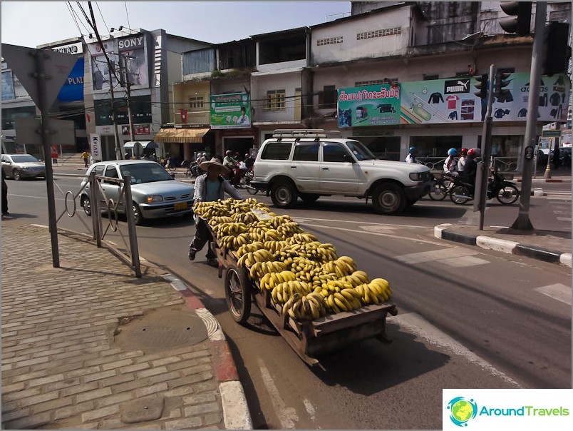 On the streets of Vientiane