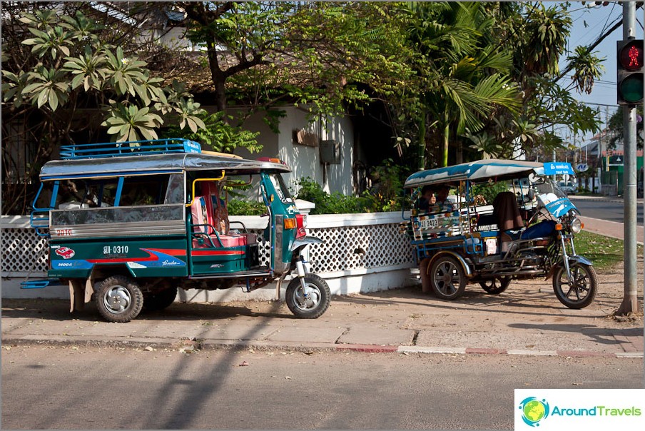 Tuk-tuk in Laos