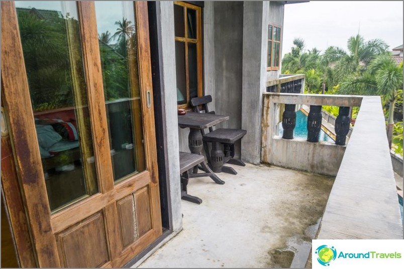 Hotel na praia de Haad Yao em Phangan - piscina e primeira linha