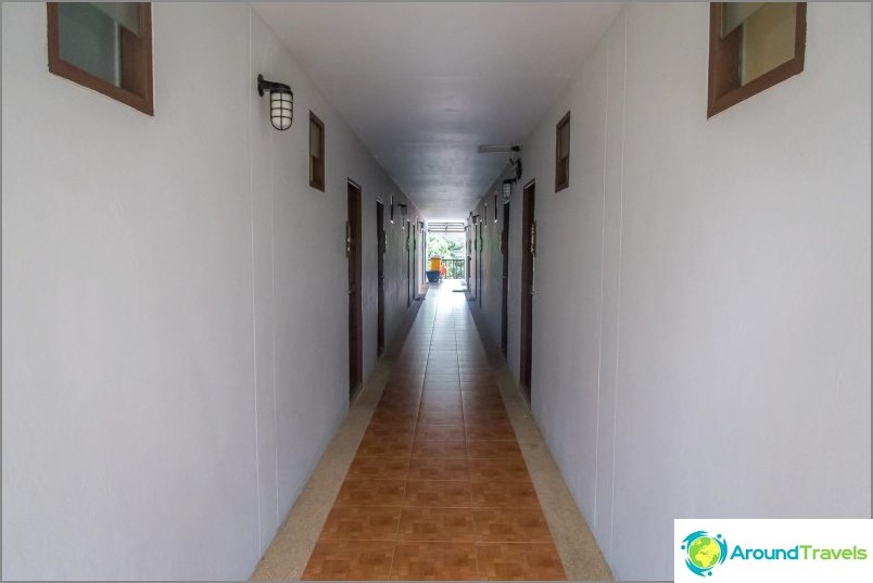 Corridor with numbers
