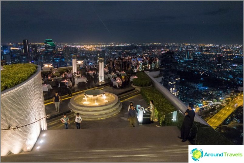 E da qui puoi raggiungere il ristorante Sirocco e lo Sky Bar