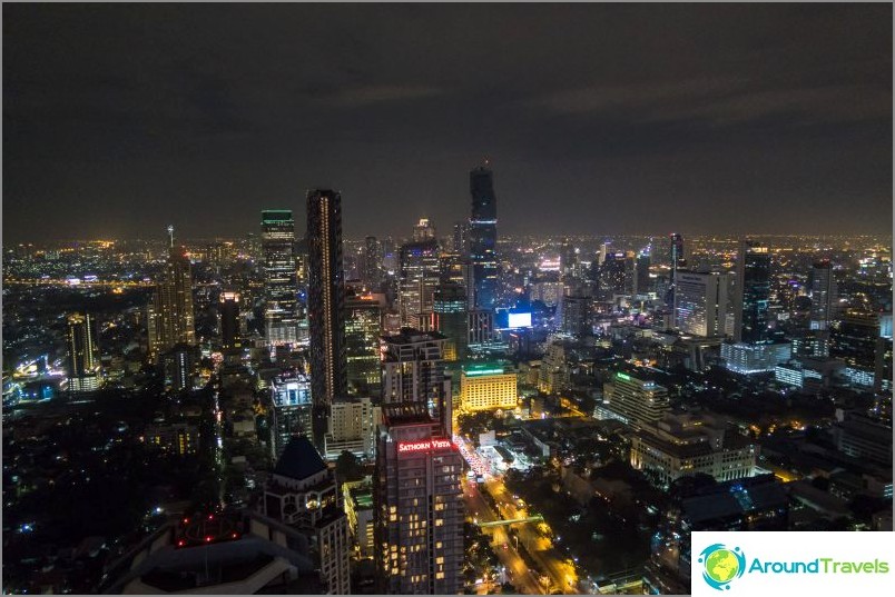 Banyan Tree Bangkok Strešný bar a reštaurácia Vertigo - Poschodie 61