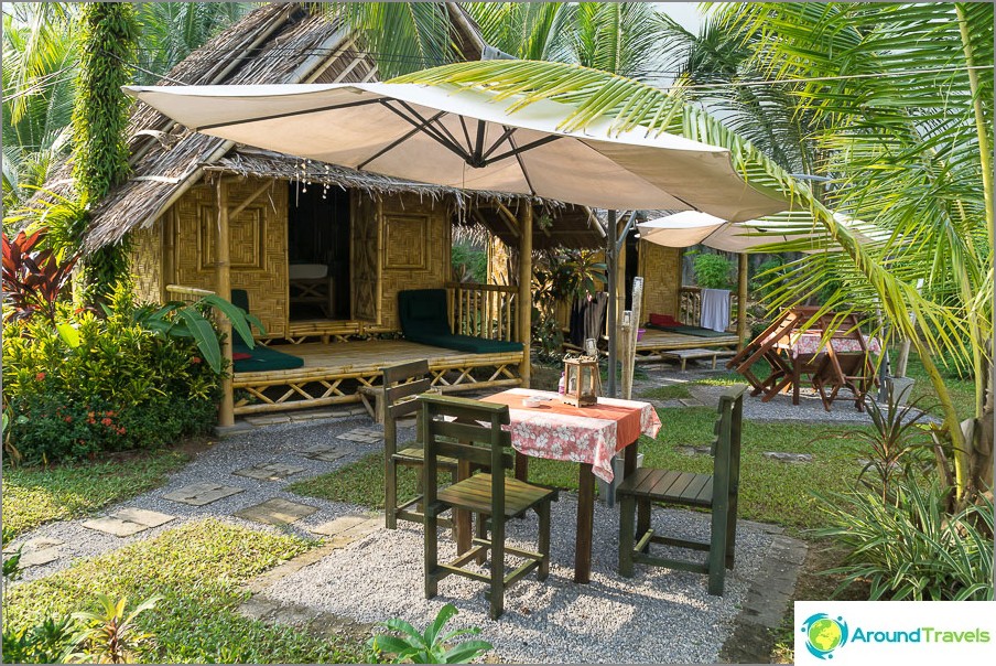 Bungalow puutarha Khao Lak