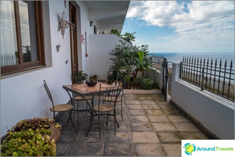 Apartamento vintage no norte de Tenerife com vista para o mar