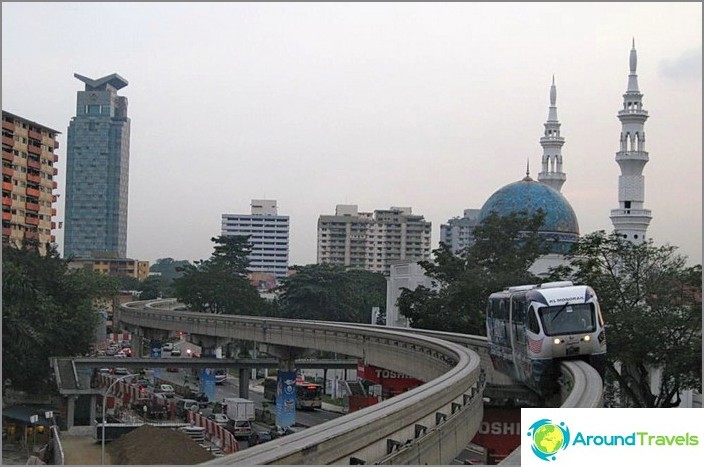 Monorail à Kuala Lumpur