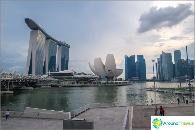 The Marina Bay Sands Observation Deck in Singapore is the most famous