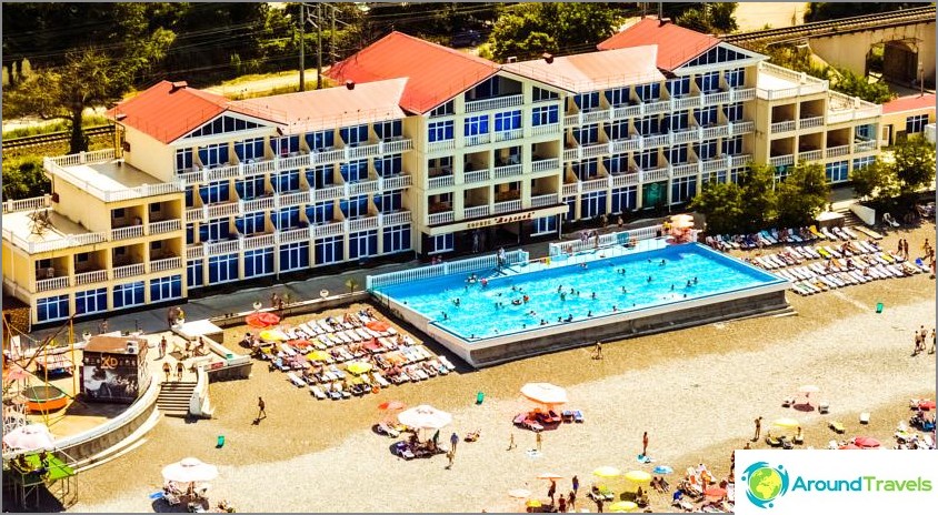 فنادق في سوتشي بشاطئ خاص - شامل كليًا وبدون