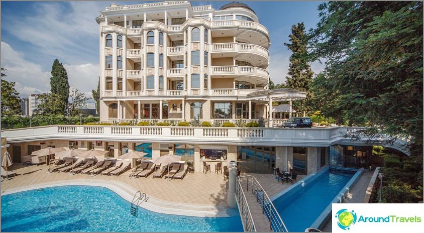 Hotels in Sochi with private beach - all inclusive and without
