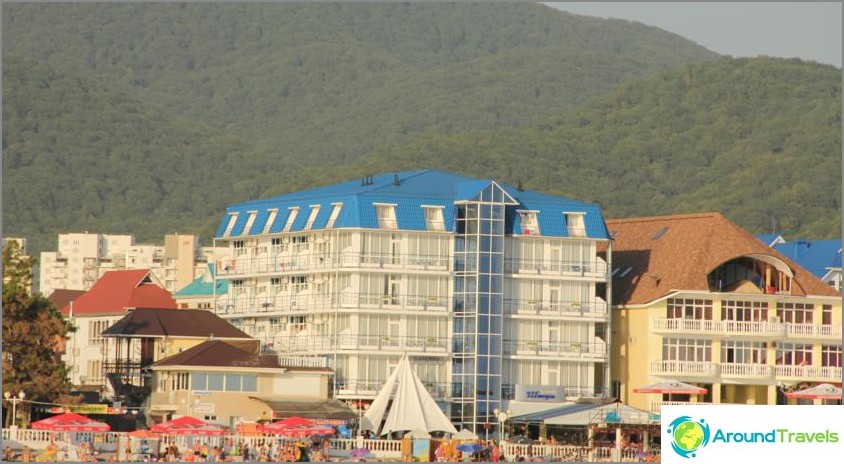 Lazarevskoye hotels with a private beach - my list