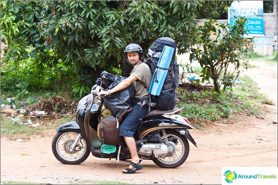 Alla våra grejer i Thailand