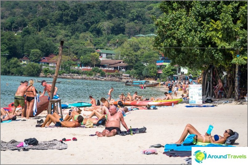 A praia de Lo Dalum, na ilha de Phi Phi Don, é a mais longa, mas não a melhor