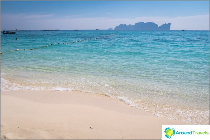 Long Beach ved Phi Phi Don - en standard turiststrand