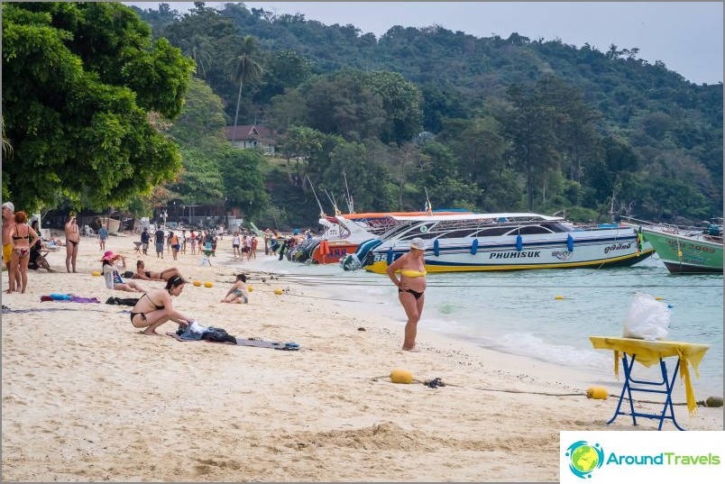 شاطئ Thon Sai - الشاطئ الرئيسي لجزيرة Phi Phi