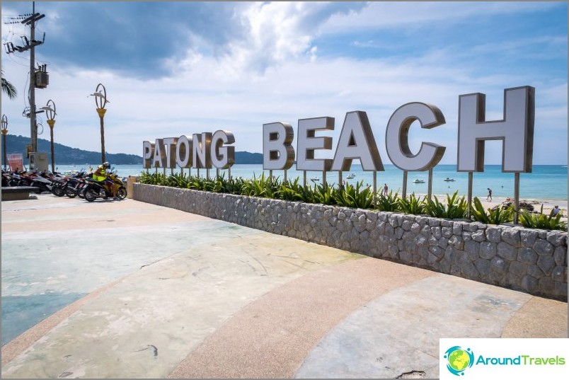 Patong Beach, bordo destro