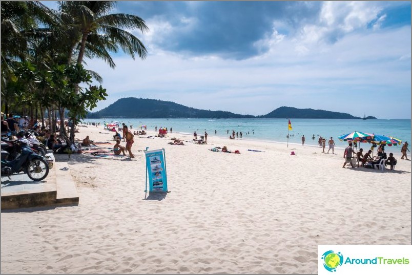 Patong Beach i Phuket - den støjende