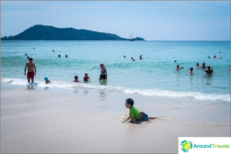 Patong Beach i Phuket - den støjende