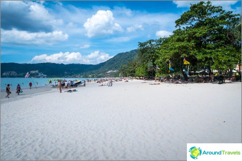 Patong Beach i Phuket - den støjende