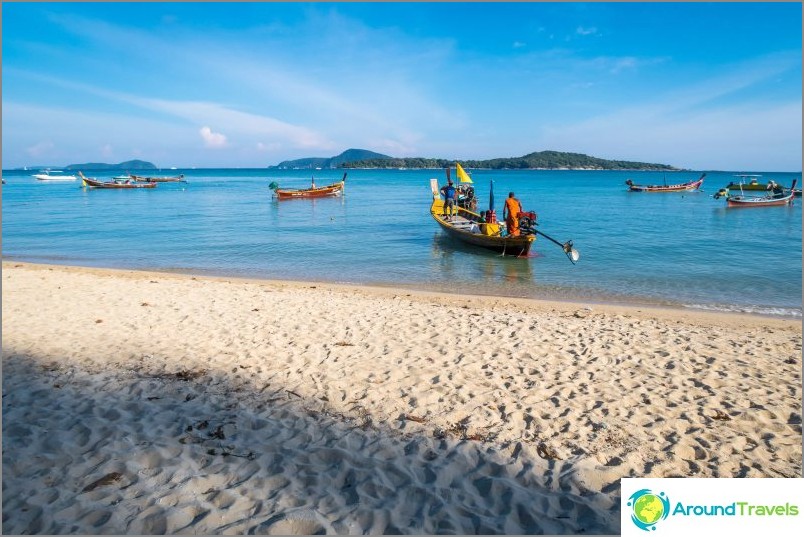 Rawai Plajı - yüzmek için değil, bir ev kiralamak için