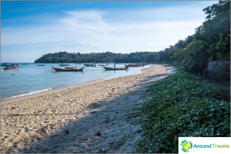 Rawai Beach - not for swimming, but for renting a house