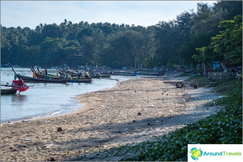 Rawai Beach - nie do pływania, ale do wynajęcia domu