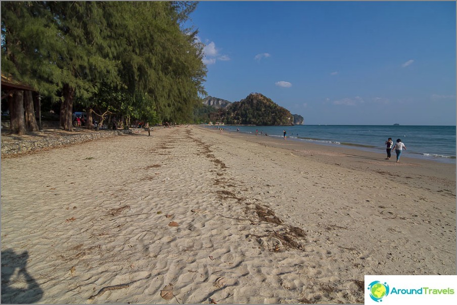 Nopparat Thara Beach in Krabi - less touristy neighbor of Ao Nang