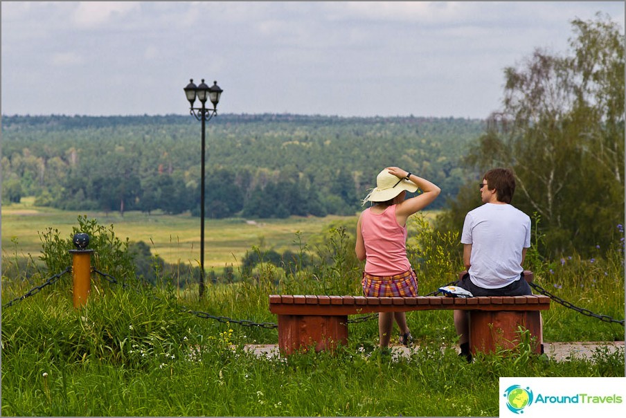 Observation deck in Pushchino