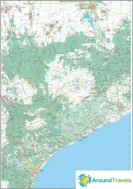 Crimea route "Through the mountains to the sea" + tips and maps