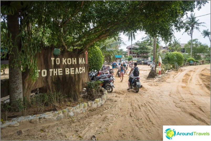 Mae Haad beach - a visiting card of Koh Phangan