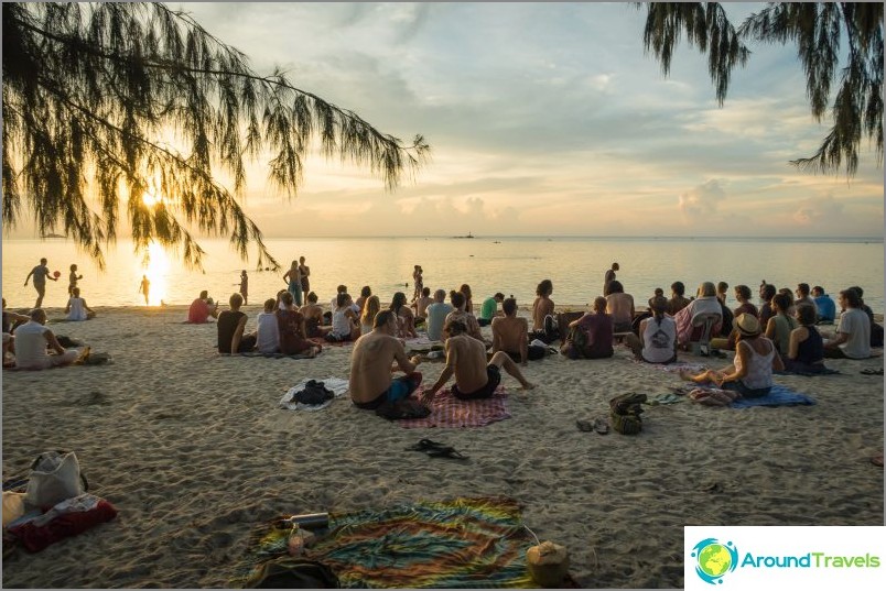 Sri Thanu Beach i Ao Niad - raj dla dzieci i joginów w Phangan