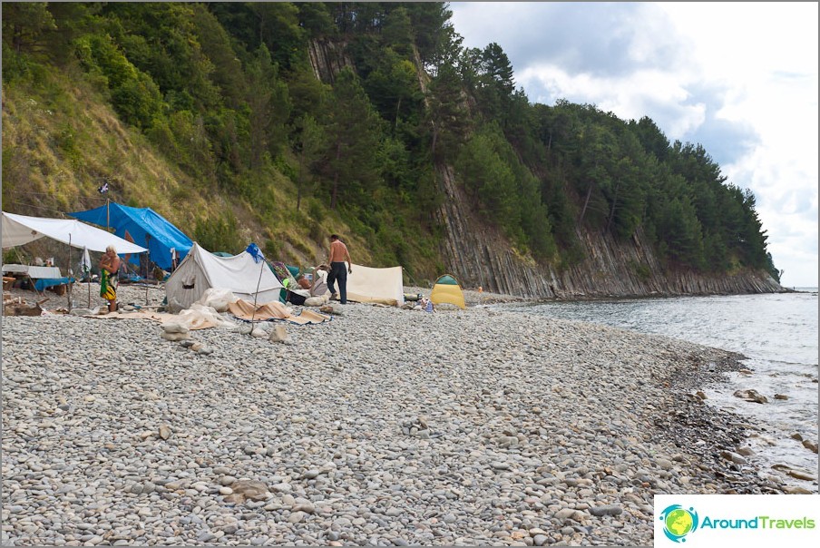 Romance of wild beaches