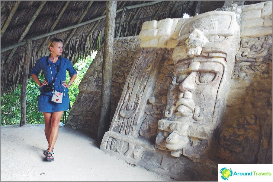 Oude Maya-ruïnes Kohunlich, Mexico