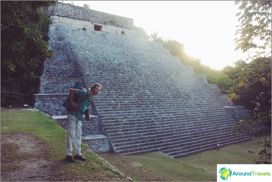 Arkæologisk zone i Uxmal, USA