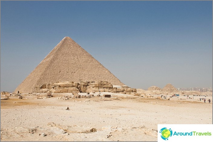 La piramide di Cheope.