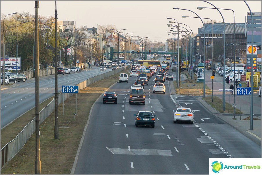 Chernyakovskaya-straat, uitzicht op de regio