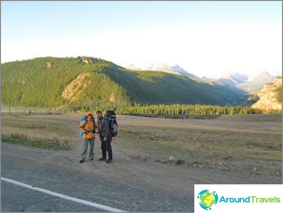 Mountain Altai. The way back.