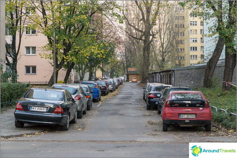 Warsaw courtyards in our area