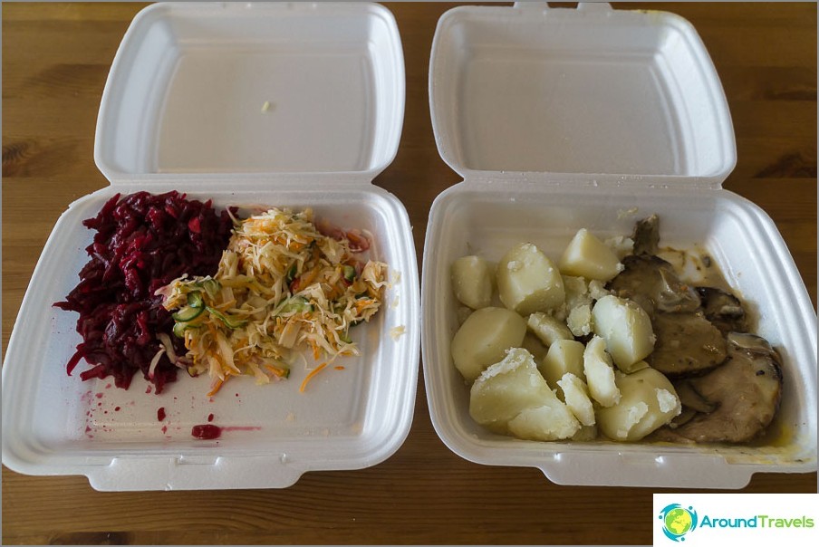 Food in the canteen costs 180 rubles per serving