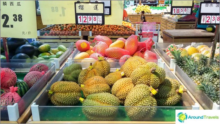 Duriany są bardzo drogie
