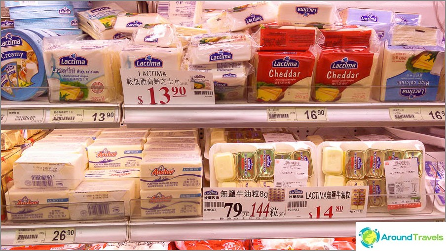 Fromage à la crème et beurre