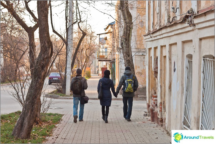 Gehen Sie durch die Straßen von Kaluga