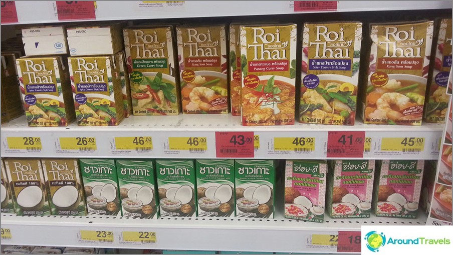 We buy in the Roi Thai store and coconut milk