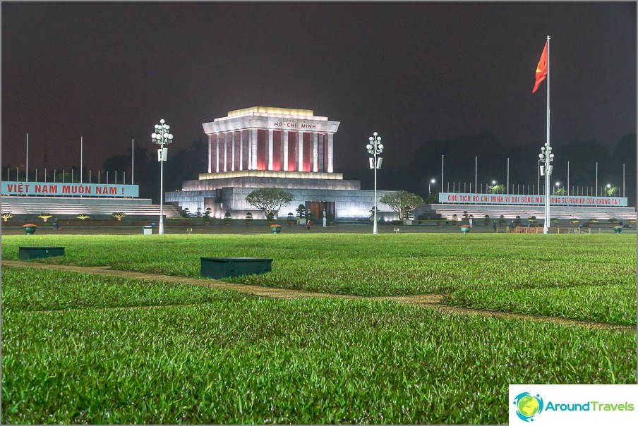 Ho Si Minh-város mauzóleum Hanoiban