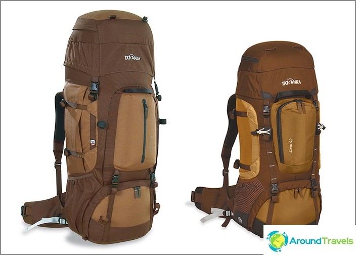 Correct Tatonka backpacks 70 and 40 liters.